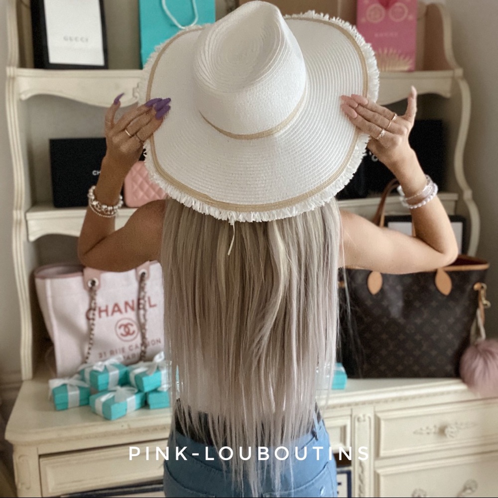 saks fifth avenue straw hat